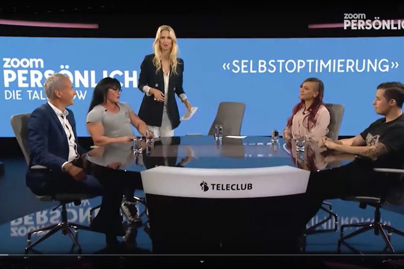 Stefan Geisse in einer TV Talkshow